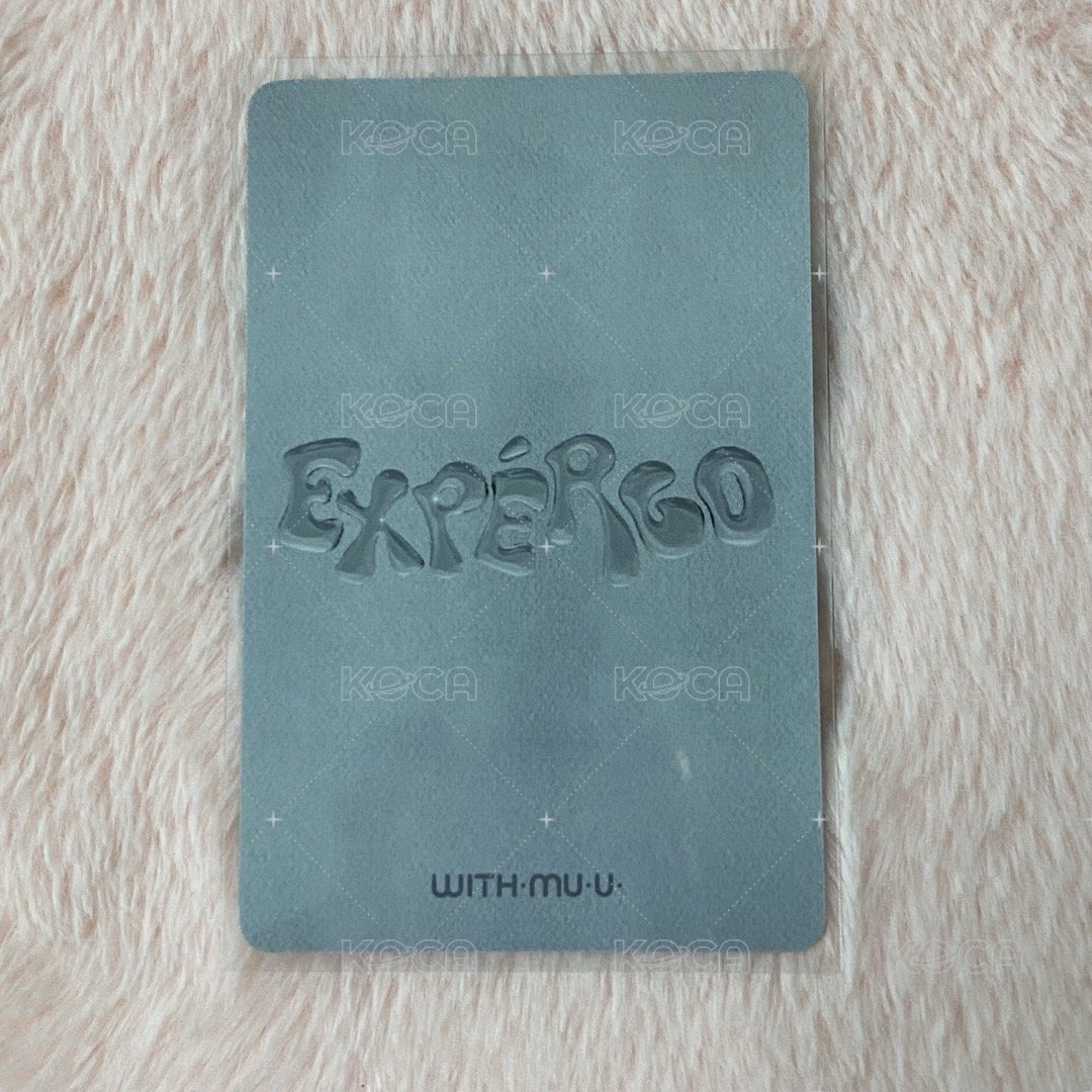 expérgo wm 特典卡 預售莉 背面