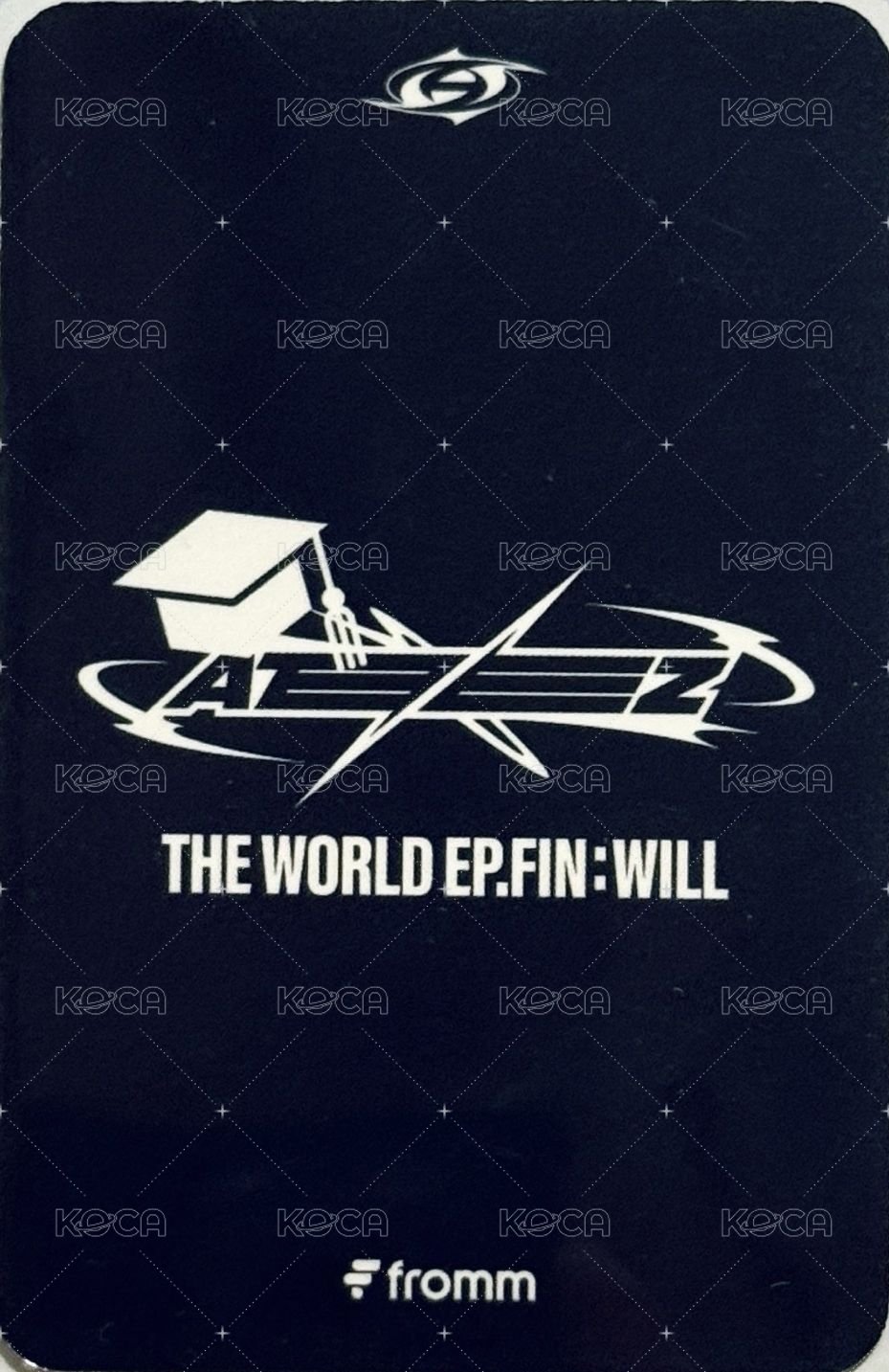 Will fromm 3.0 抽選卡 校服 ver. 背面