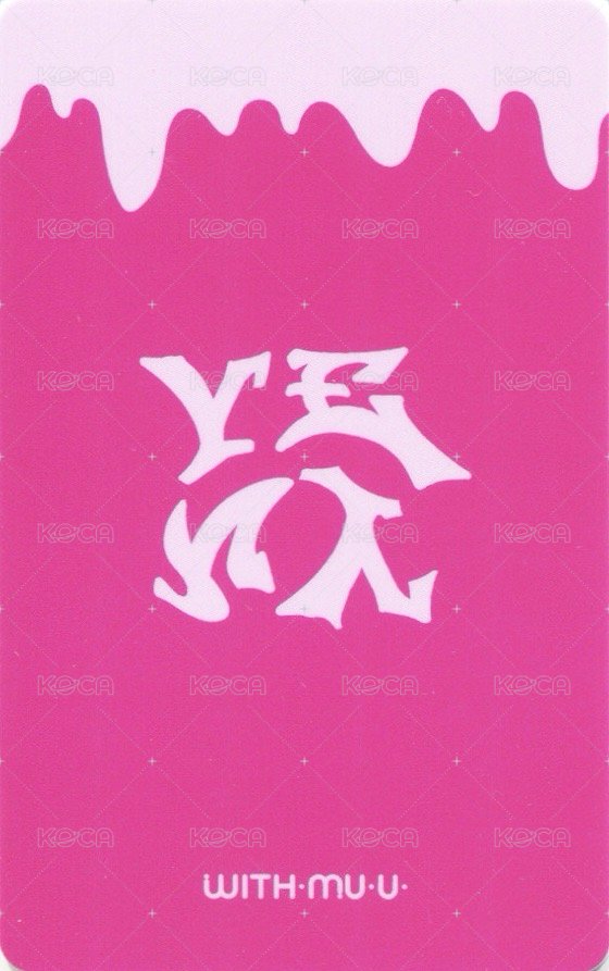HATE XX wm 3.0 簽售卡  背面