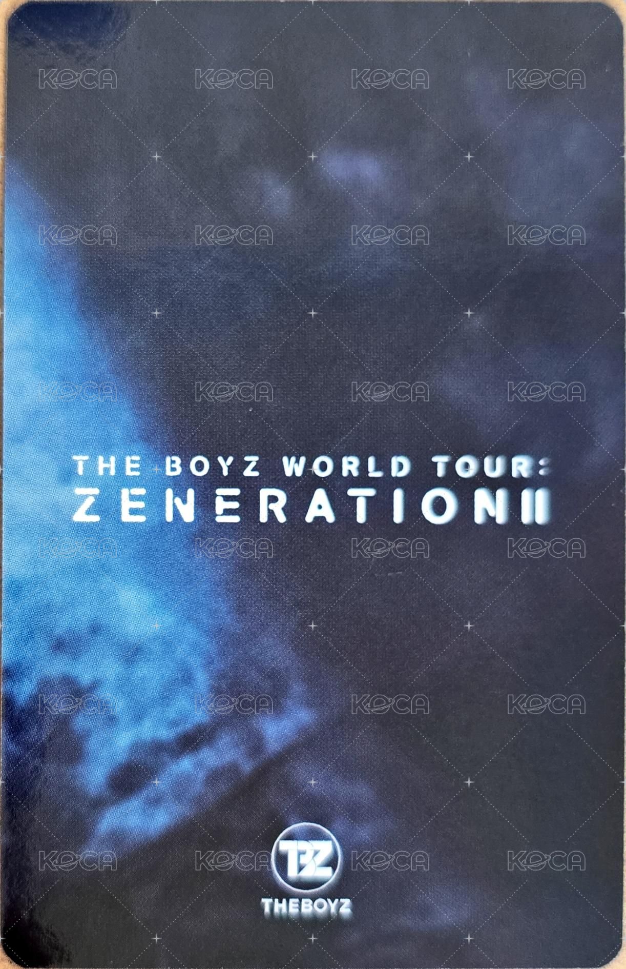 THE BOYZ WORLD TOUR : ZENERATION Ⅱ 入場卡 / 場限卡 BANGKOK 背面