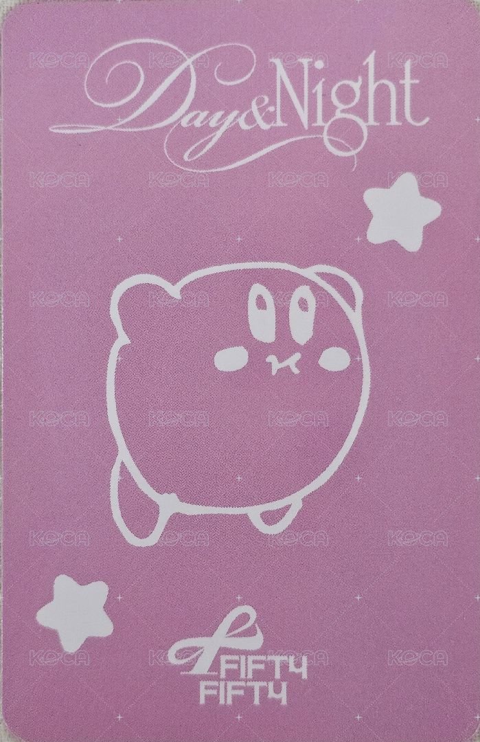 Day & Night am 特典卡 Day&Night 預售 - 卡比ver 背面
