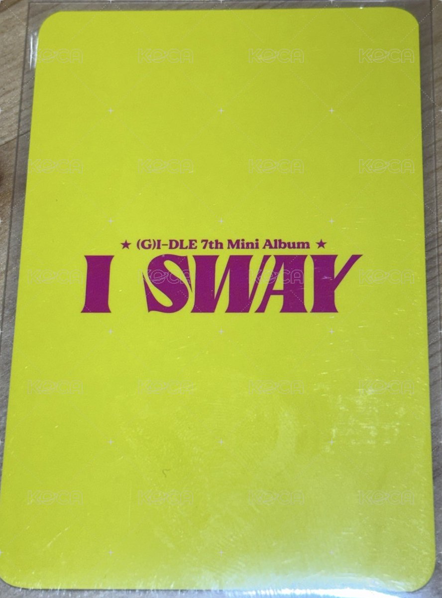 I SWAY k4 bloom 特典卡  背面