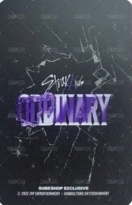 ODDINARY subk 簽售卡  背面