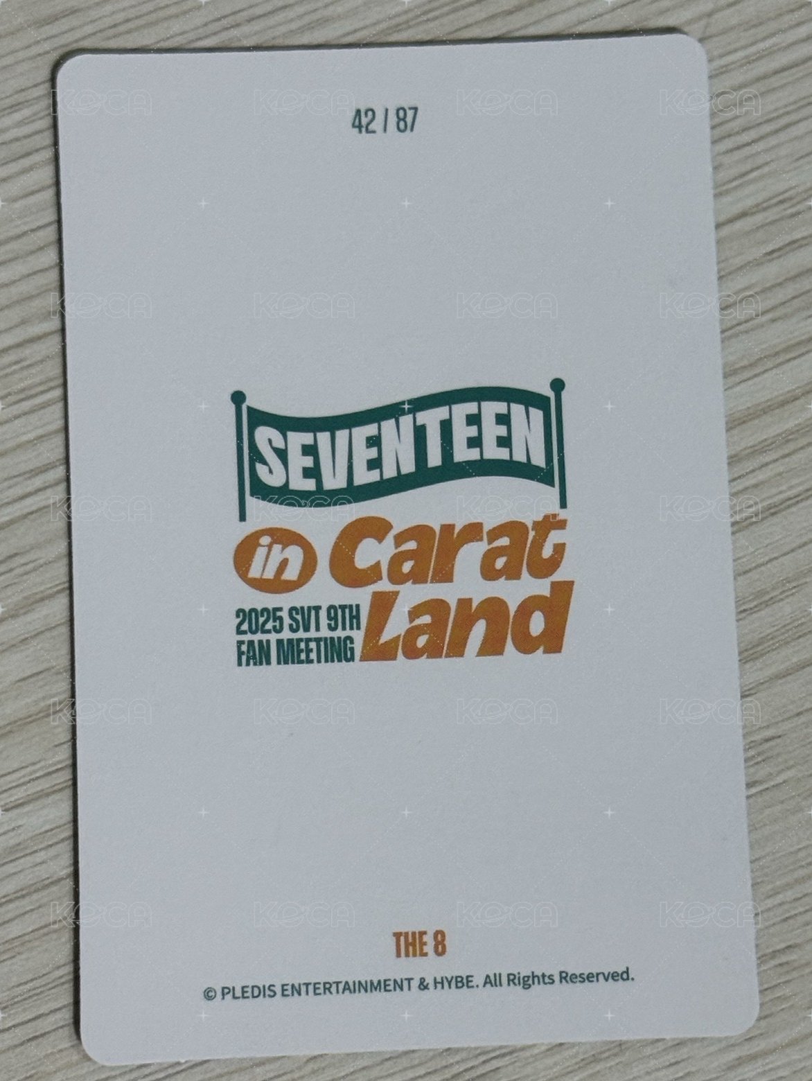 25‘克拉島 隨機卡  背面