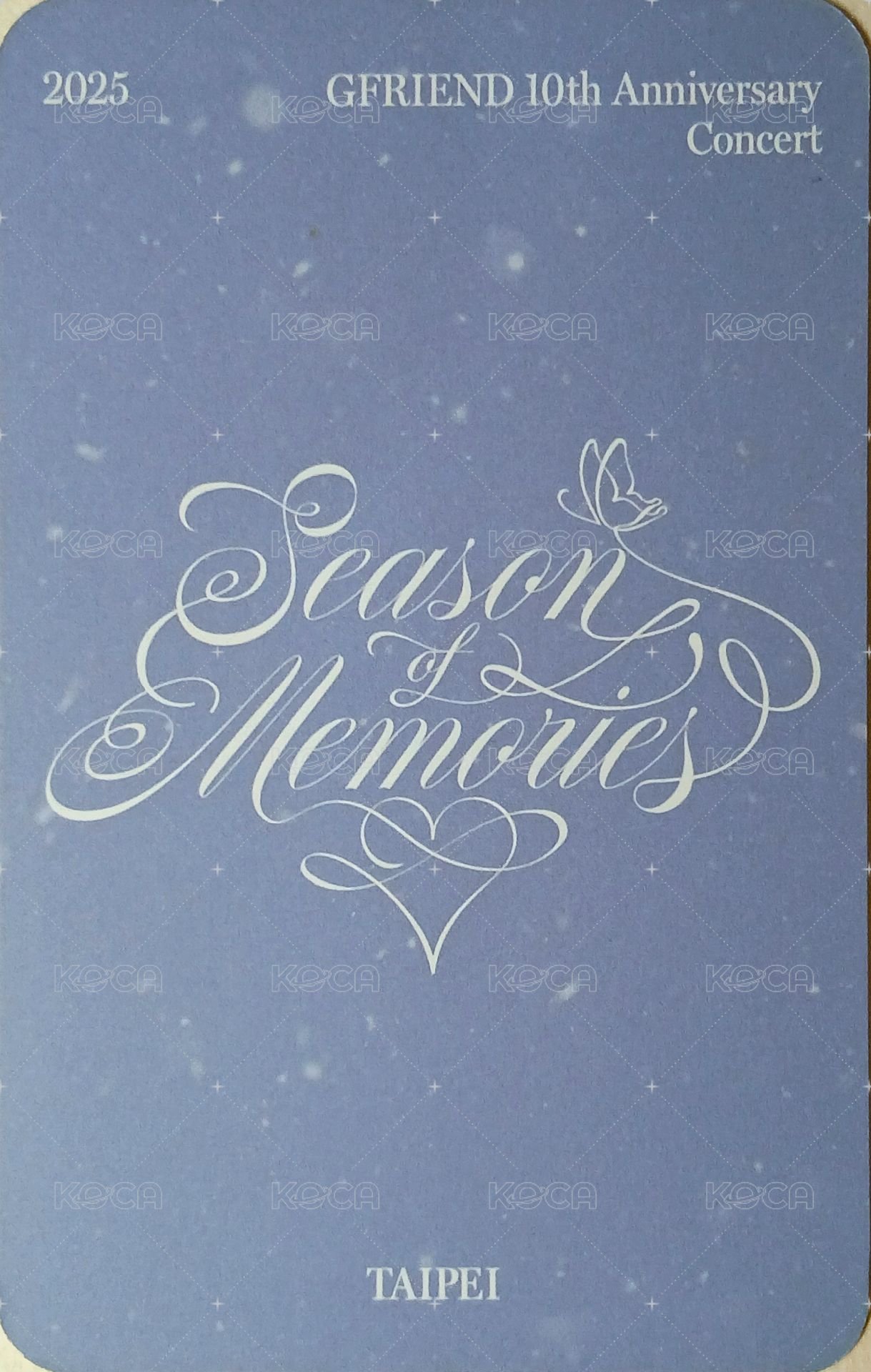 10th CON 台北 入場卡 / 場限卡 0330 背面