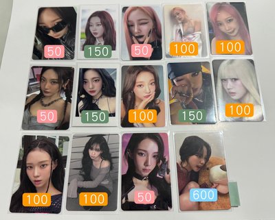 aespa 小盤 出 隨機卡/專卡/電影卡/特典卡/華納