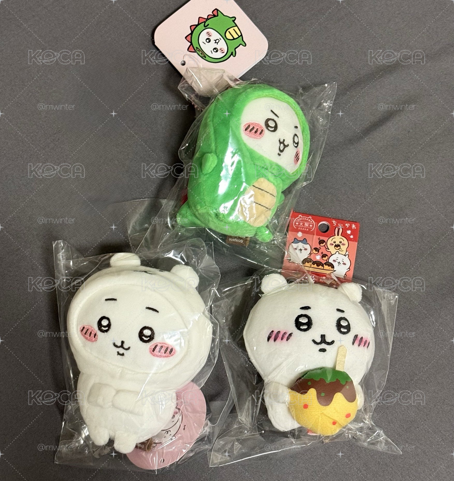 恐龍吉伊 端手白熊坐姿吉伊 大阪章魚燒吉伊