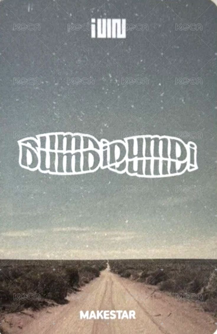 DUMDi DUMDi ms 簽售卡  背面