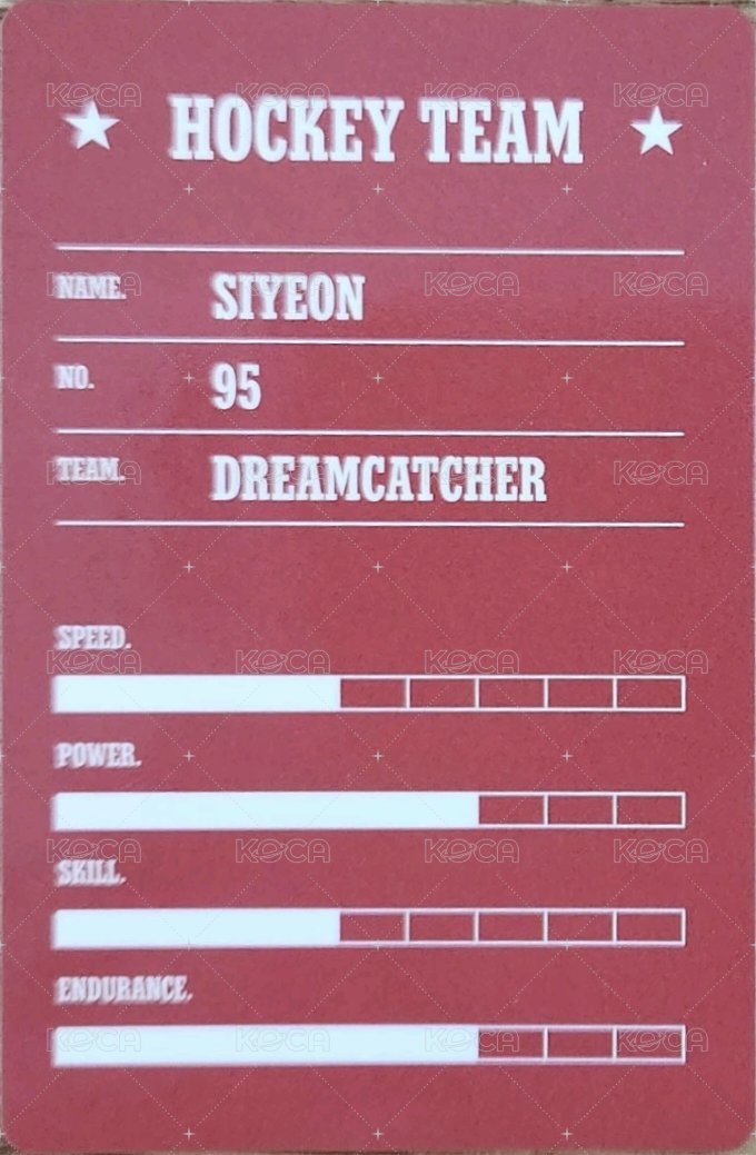 2024SG桌曆 周邊卡 選手卡 背面