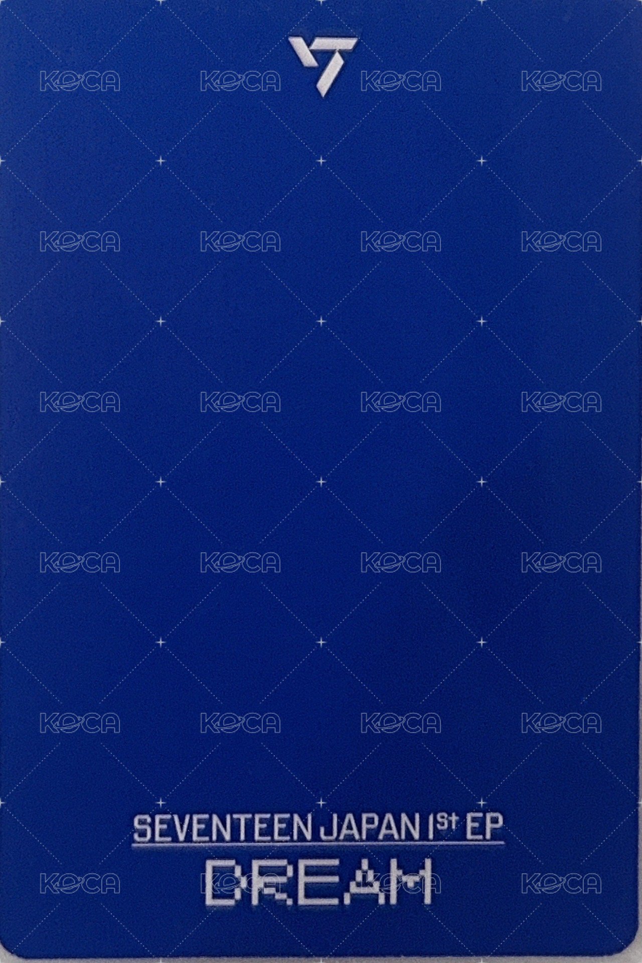 DREAM 專輯卡  背面