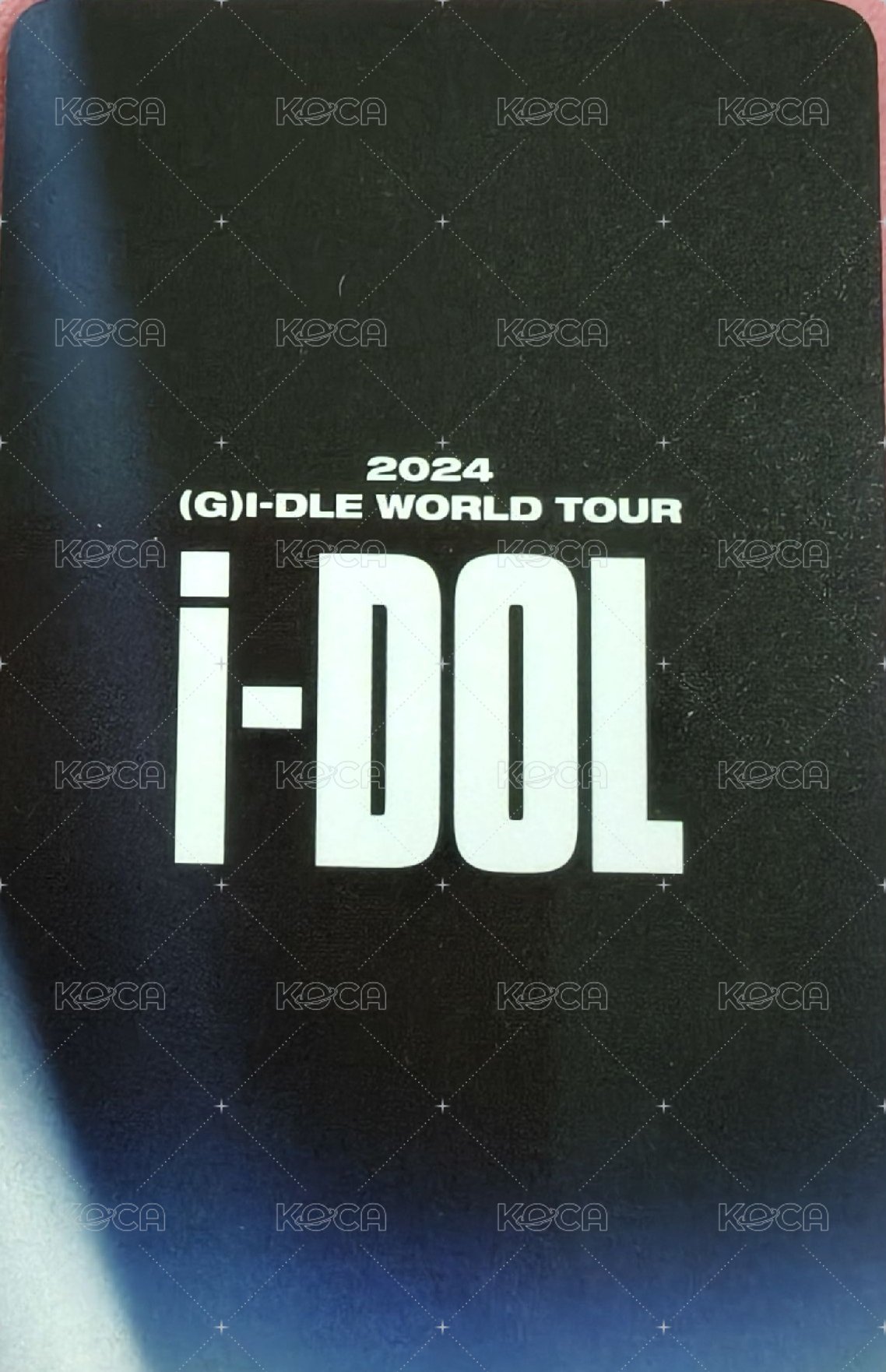 24’演唱會 iDOL 隨機卡  背面