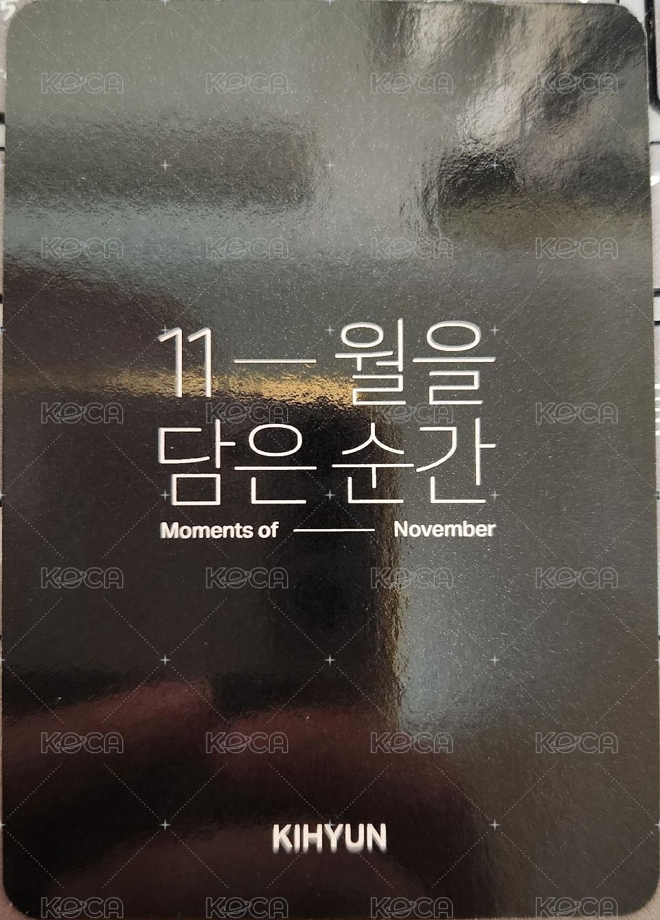 Moments of November PHOTO BOOK k4 特典卡  背面
