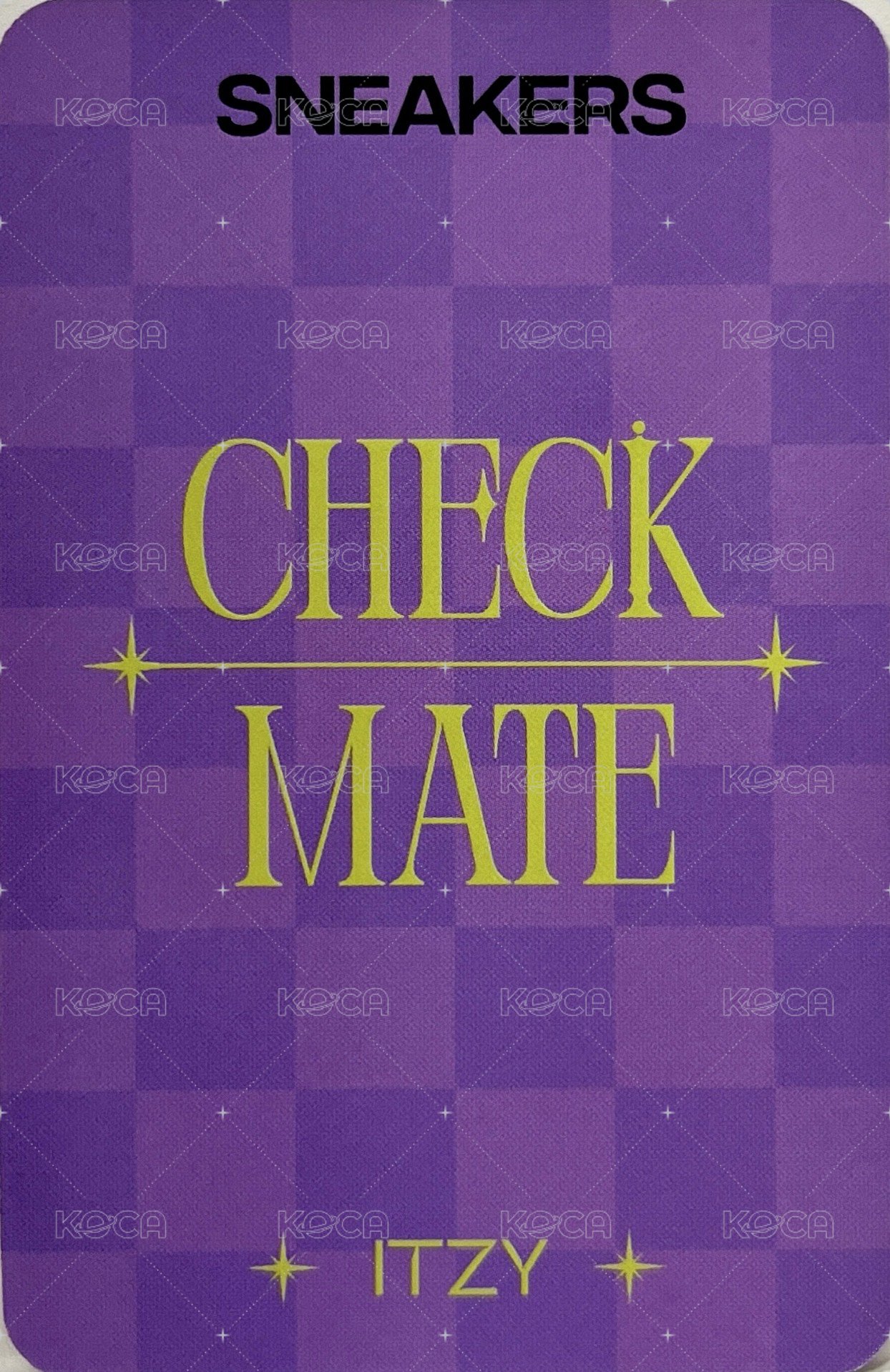 CHECKMATE sw 1.0 簽售卡  背面