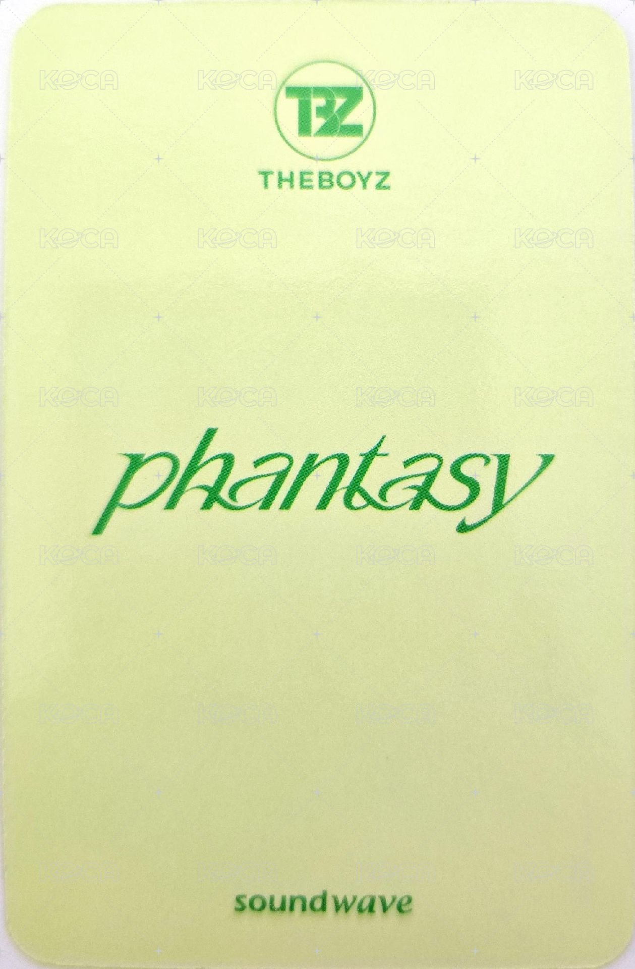 PHANTASY Pt.1 Christmas In August sw 3.0 幸運卡  背面