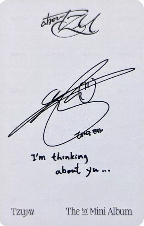 aboutTzu  專輯卡  背面