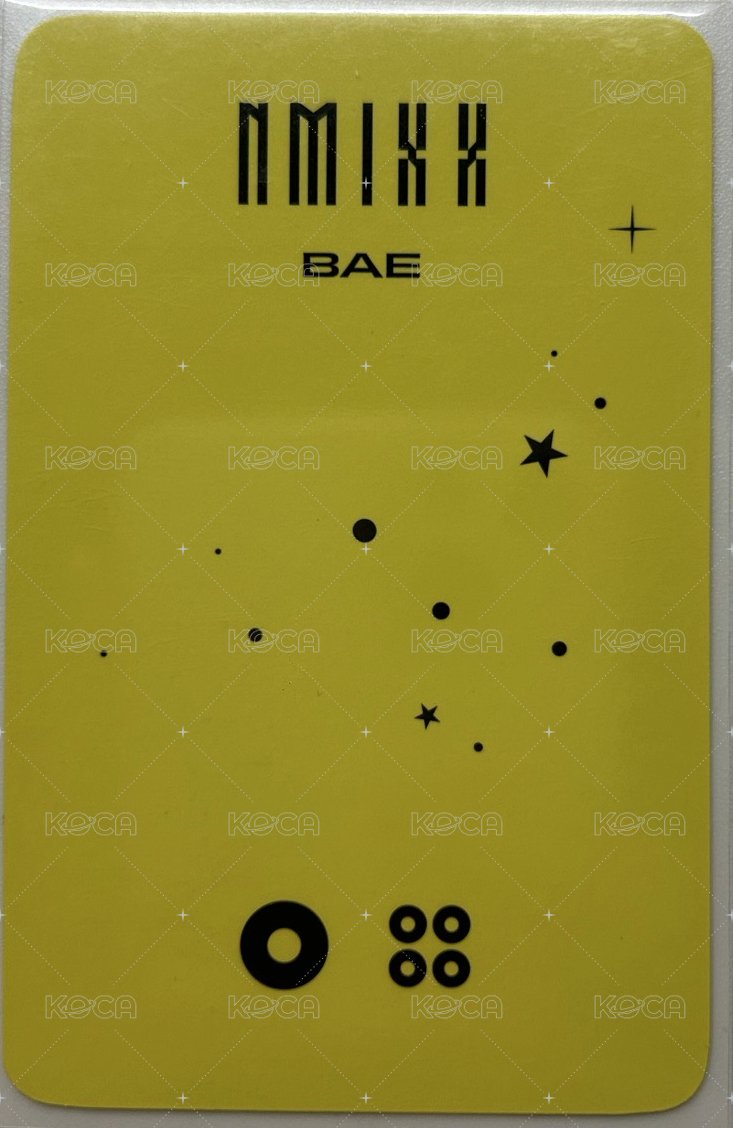 AD MARE jyp 周邊卡 卡冊裴 背面