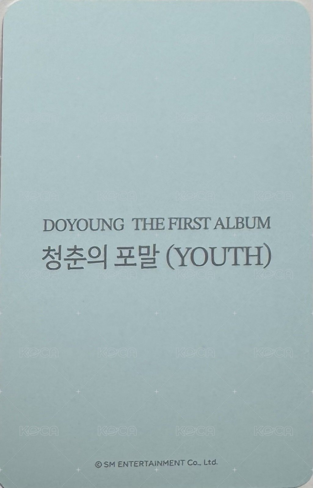 青春的泡沫 sm 幸運卡 麵包貂 背面