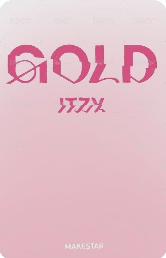 GOLD ms 台北 抽選卡 中簽卡 背面