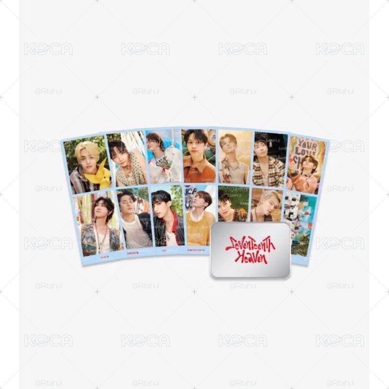 SEVENTEEN SEVENTEENTH HEAVEN 周邊 小卡組 拍立得組
