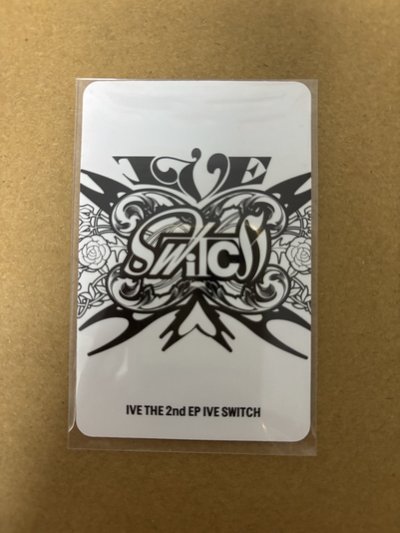 IVE 安宥真 SWITCH 船特 單封 特典卡 