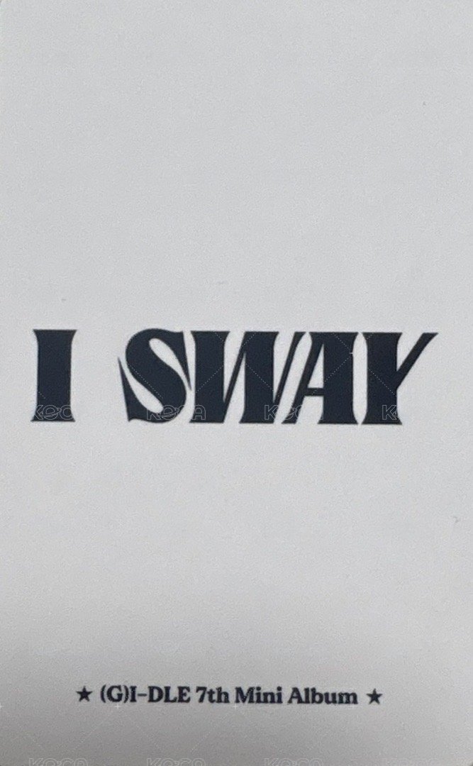 I SWAY kms 2.0 幸運卡  背面