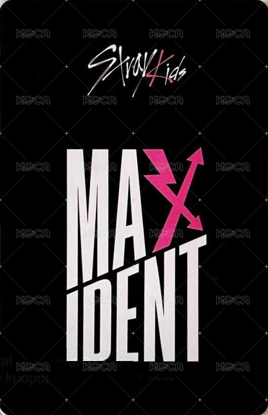 MAXIDENT am 特典卡  背面