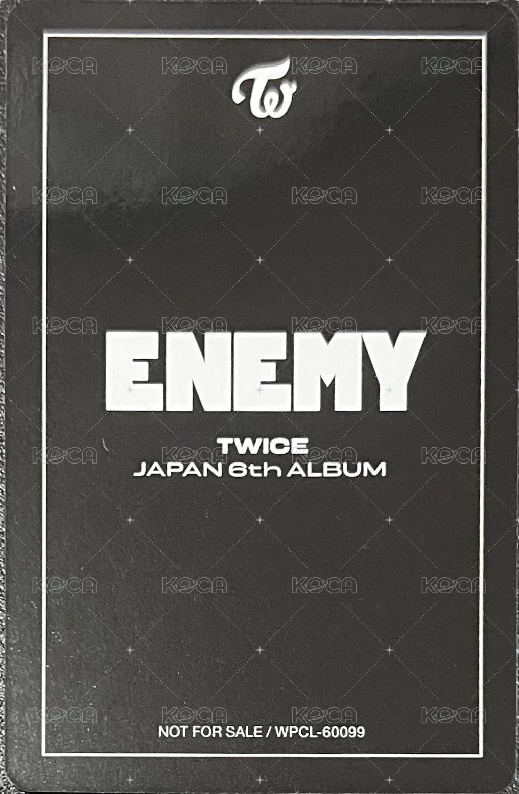 ENEMY 專輯卡 個人單封卡 背面