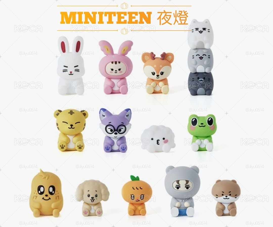 [日區再販預購] Miniteen周邊 (夜燈)