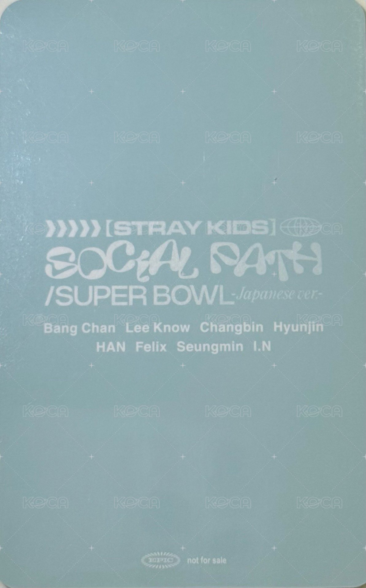 Social Path 全通路 日本線下 幸運卡  背面