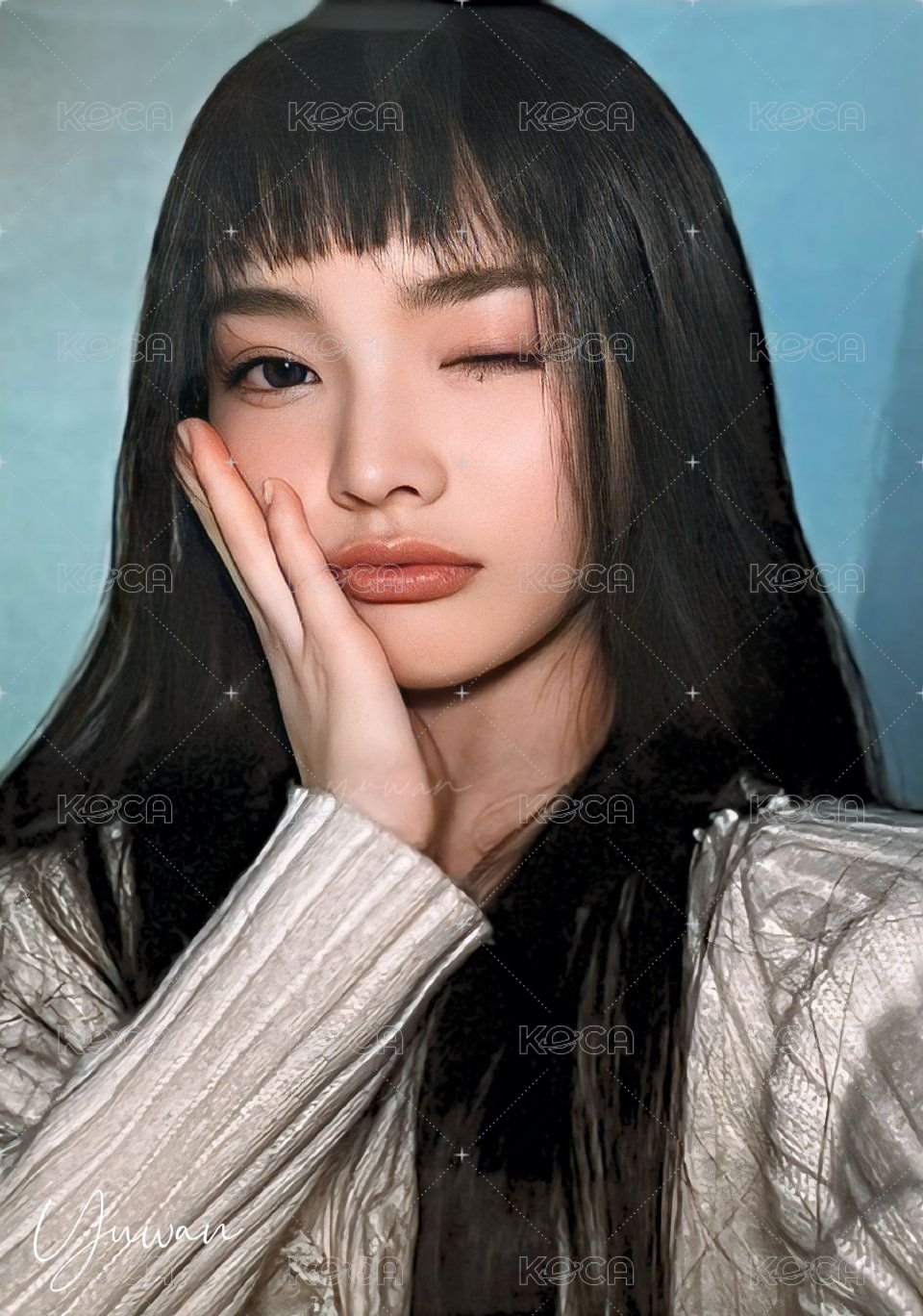 SUPER REAL ME 打歌卡  正面