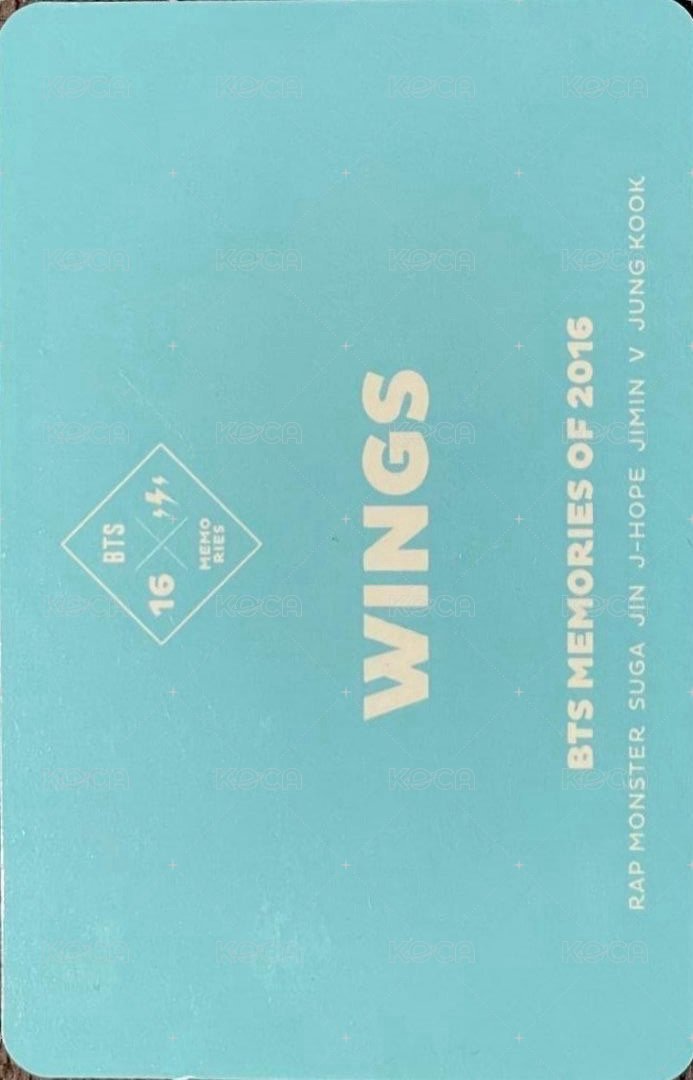 回憶錄 周邊卡 2016 分隊 背面