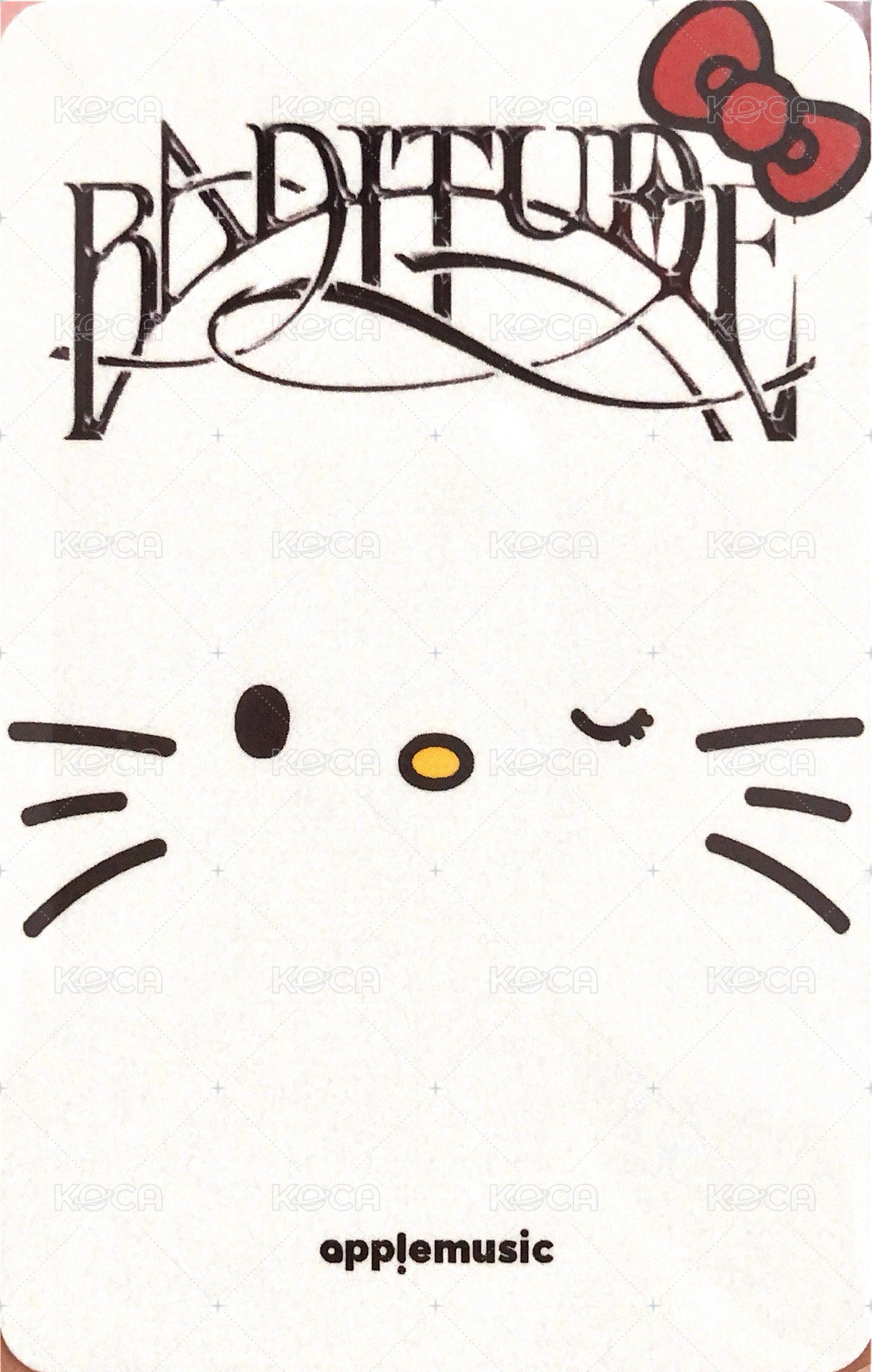 BADITUDE am 6.0線下 簽售卡  背面