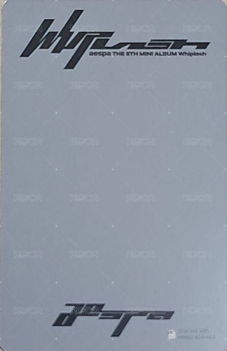 Whiplash 華納 特典卡 柚吉雙人卡B 背面