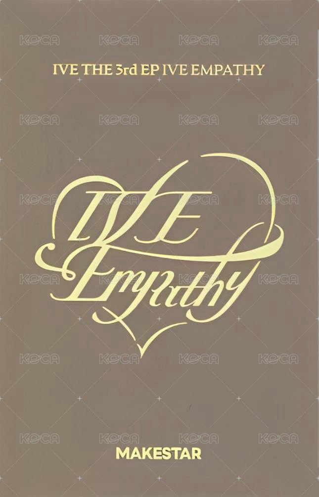 IVE EMPATHY ms 1.0 特典卡 被子ver. 背面