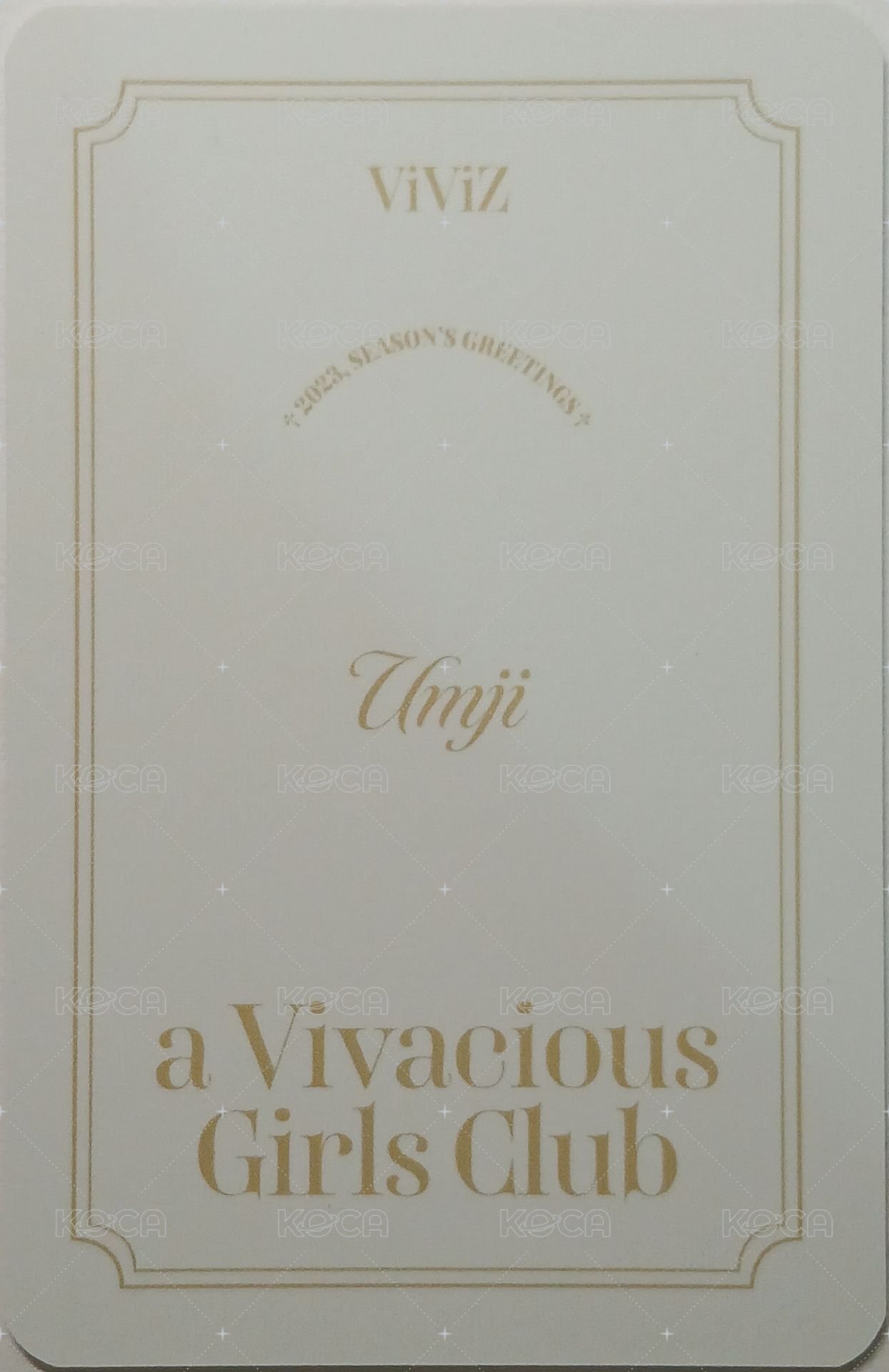 23年曆 年曆卡  背面