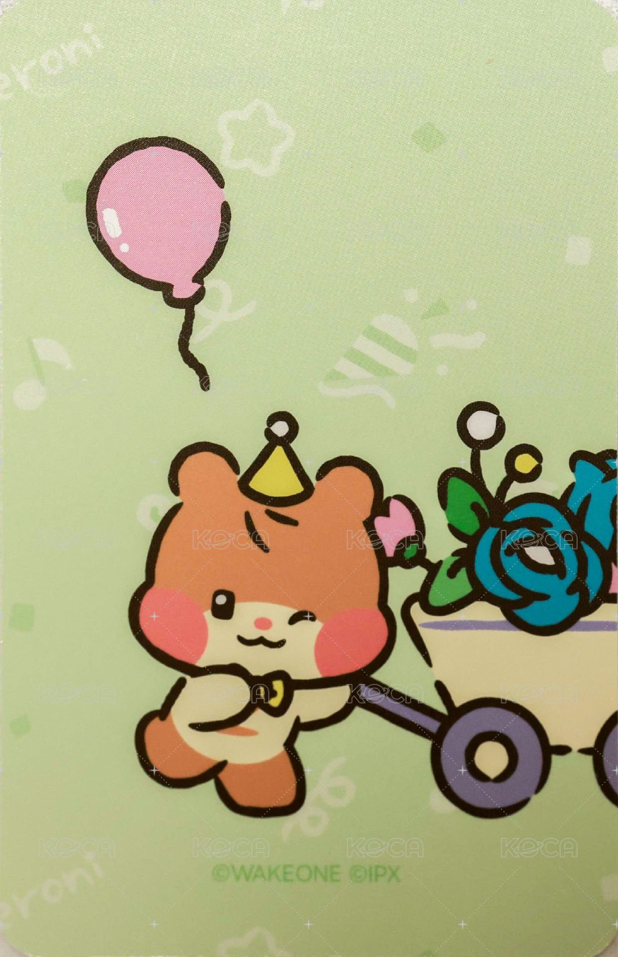 zeroni HOME PARTY  滿額卡  背面