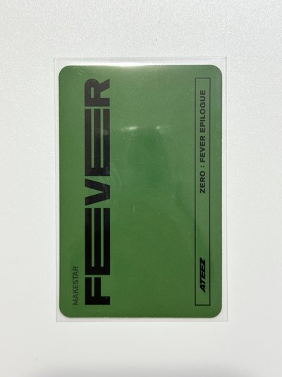 ATEEZ 潤浩 FEVER Epilogue ms 2.0 簽售卡