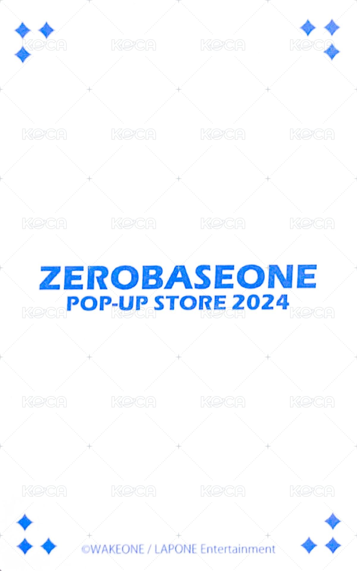 澀谷109快閃 隨機卡 團卡 背面