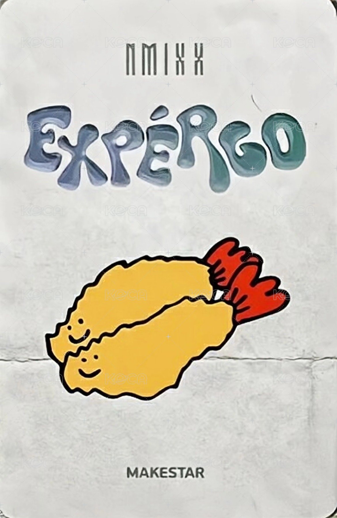 expérgo ms 簽售卡 5.0 廚師莉 背面