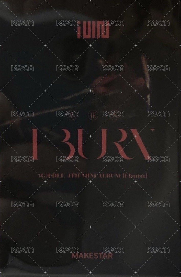 I BURN ms 1.0 簽售卡  背面