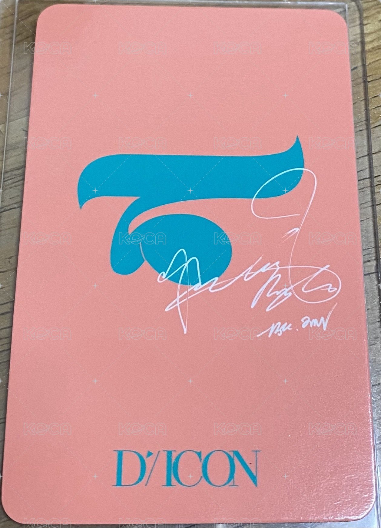 周邊卡 DICON 背面