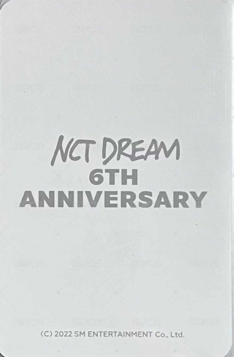 六週年周邊 周邊卡 鐵盒小卡 背面