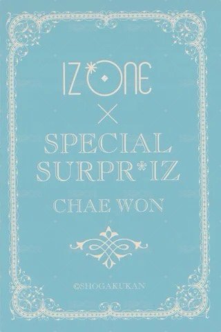 SURPR*IZ 周邊卡 捧花閃卡 背面