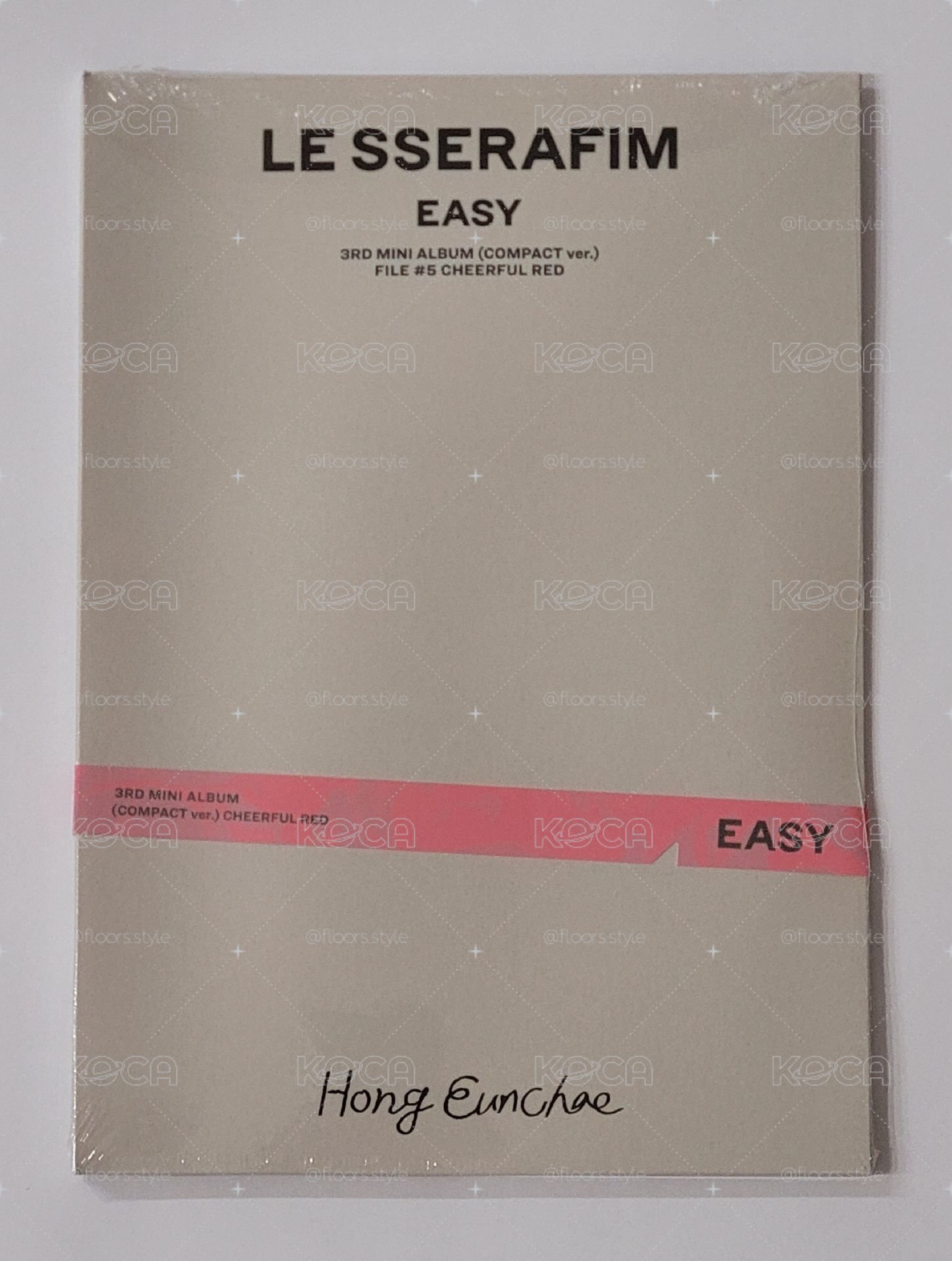 LE SSERAFIM EASY 未拆專 COMPACT版 EUNCHAE 單封