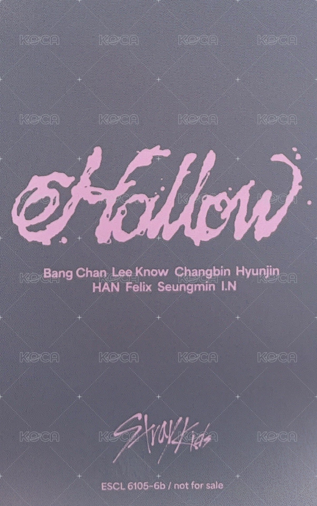 Hollow 專輯卡 初回生產限定盤B 背面