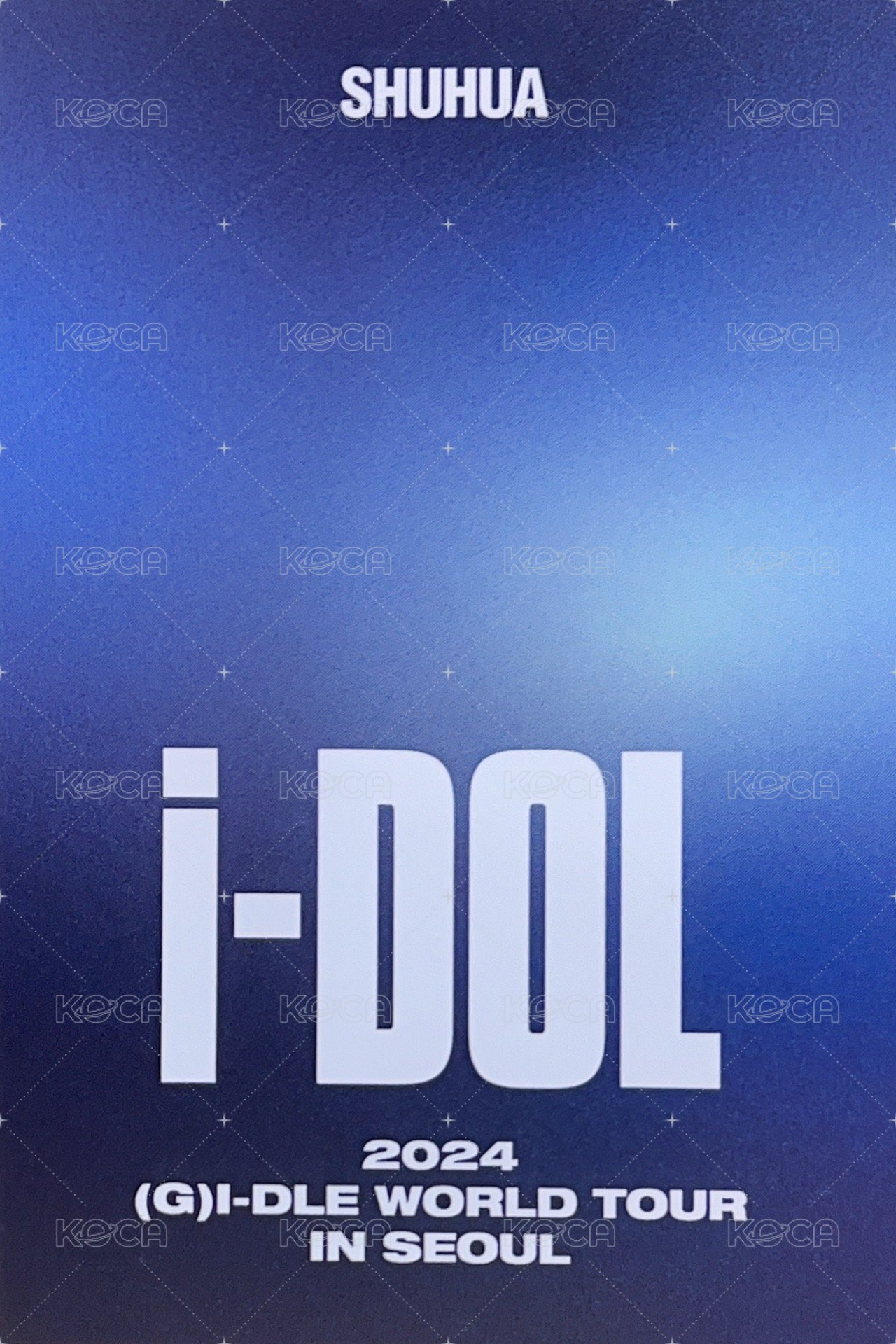24’演唱會 iDOL 演唱會 DVD / CD 卡  背面