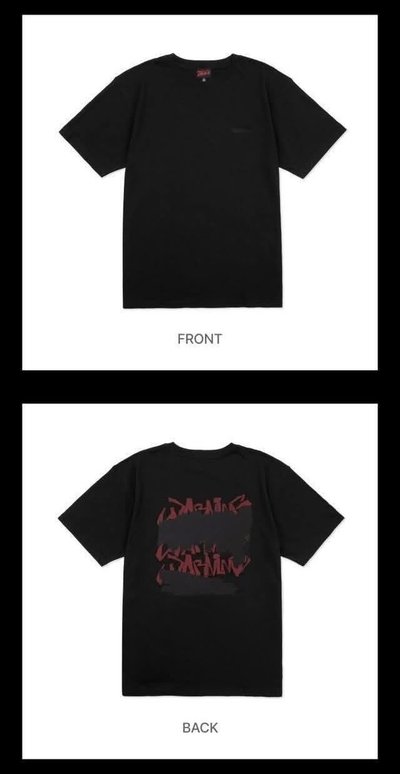 豪雨Warning黑色短T  M號