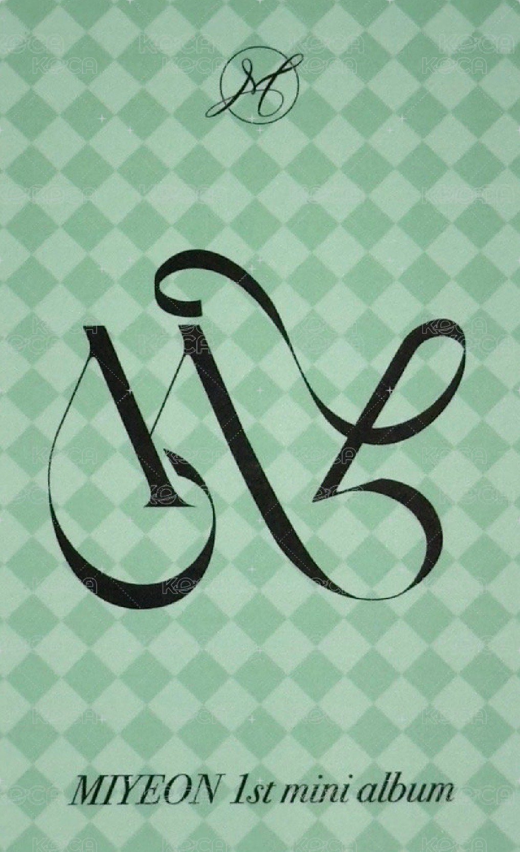 MY k4 特典卡 薇娟 Solo 背面