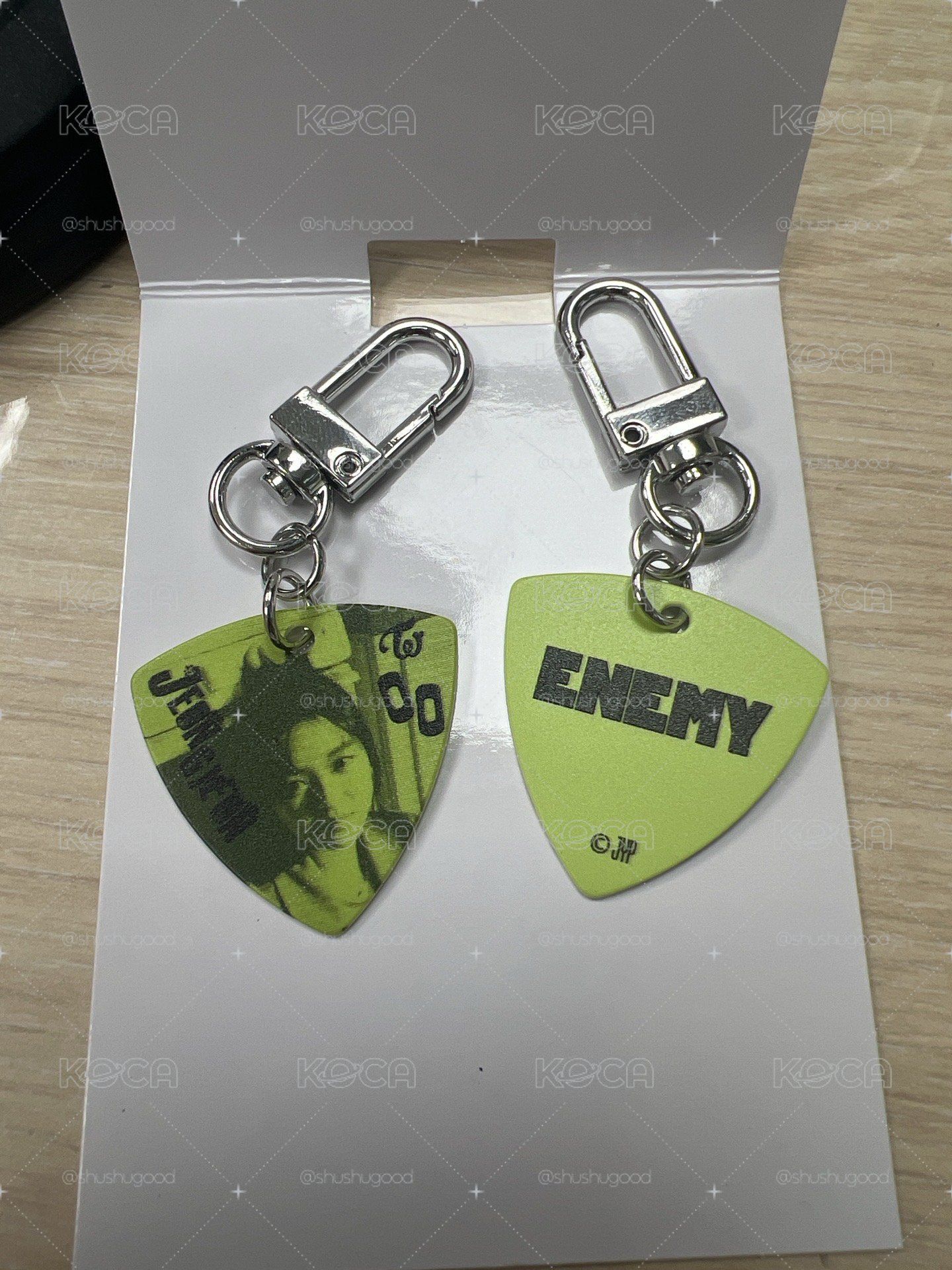 Twice 定延 pick holder 鑰匙圈吊飾