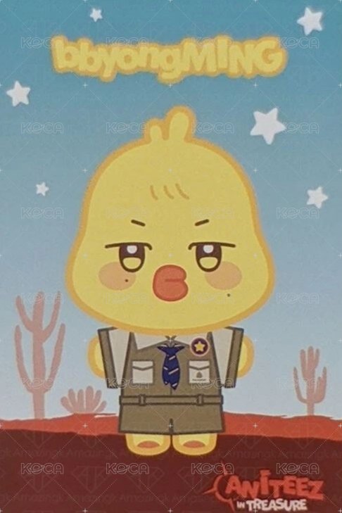 ANITEEZ IN TREASURE 隨機卡  背面